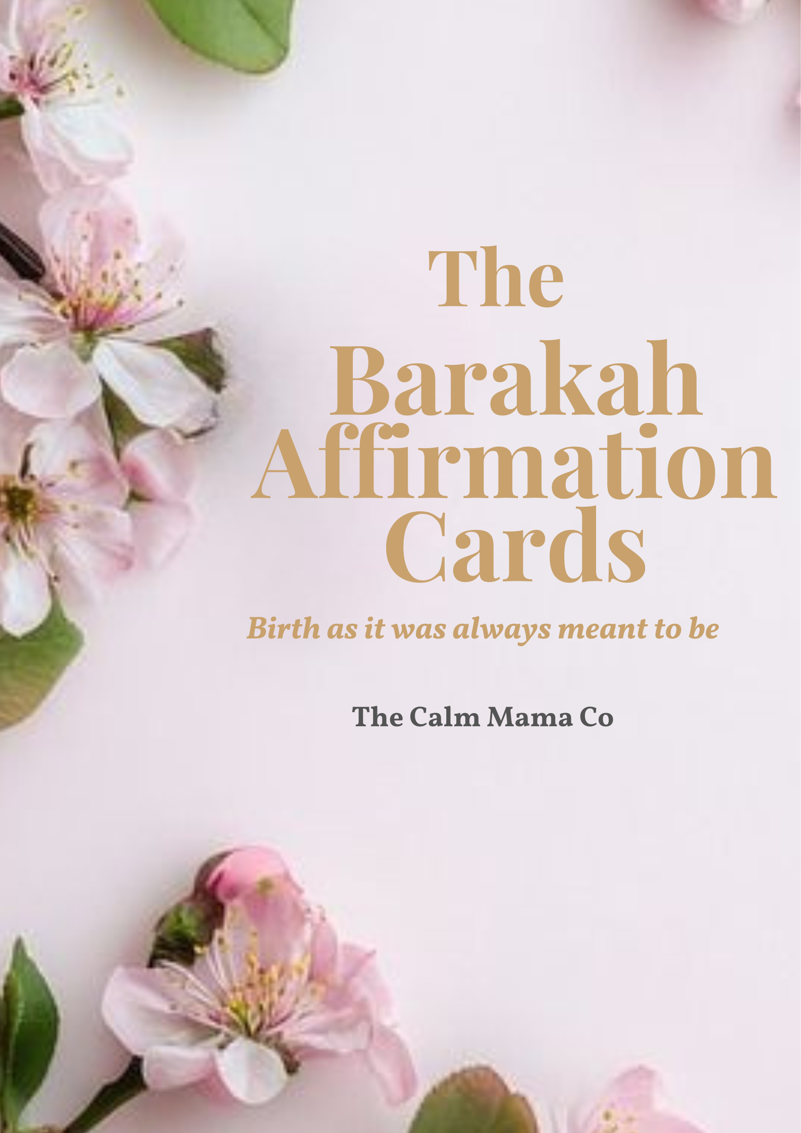 The Barakah Affirmation Cards cover