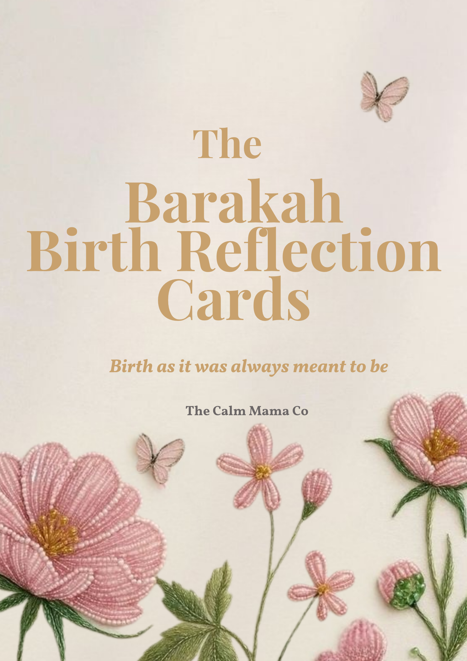 The Barakah Birth Reflection Cards cover